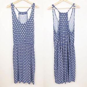 Old Navy Blue & White Blouson Dress